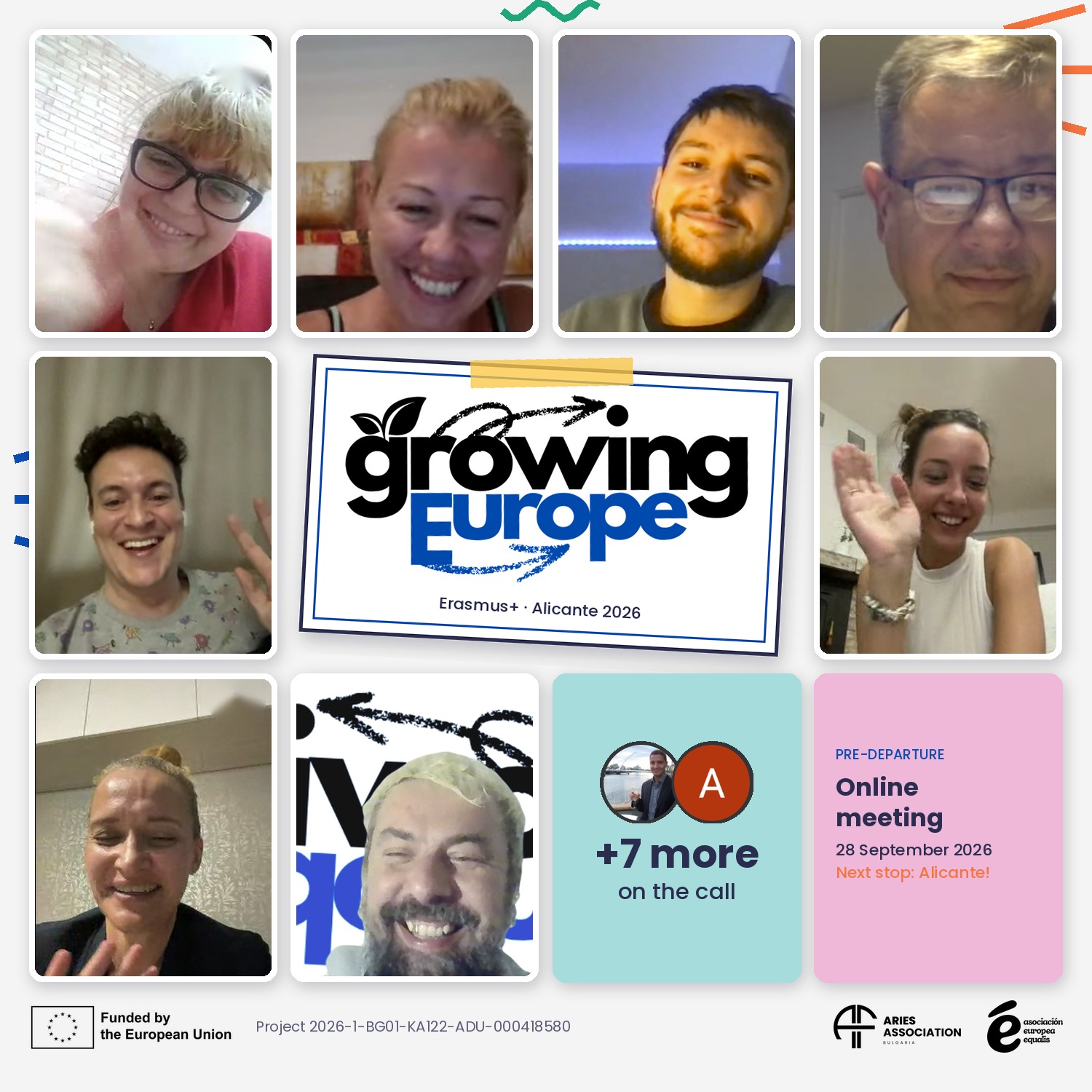 Growing Europe begins: our first meeting, before anyone has packed a suitcase